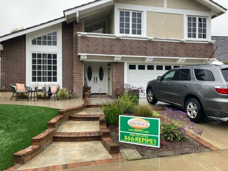 Mission Viejo Home Owners Rejoice: Mainline Repair Increases Water Pressure with Repipe 1