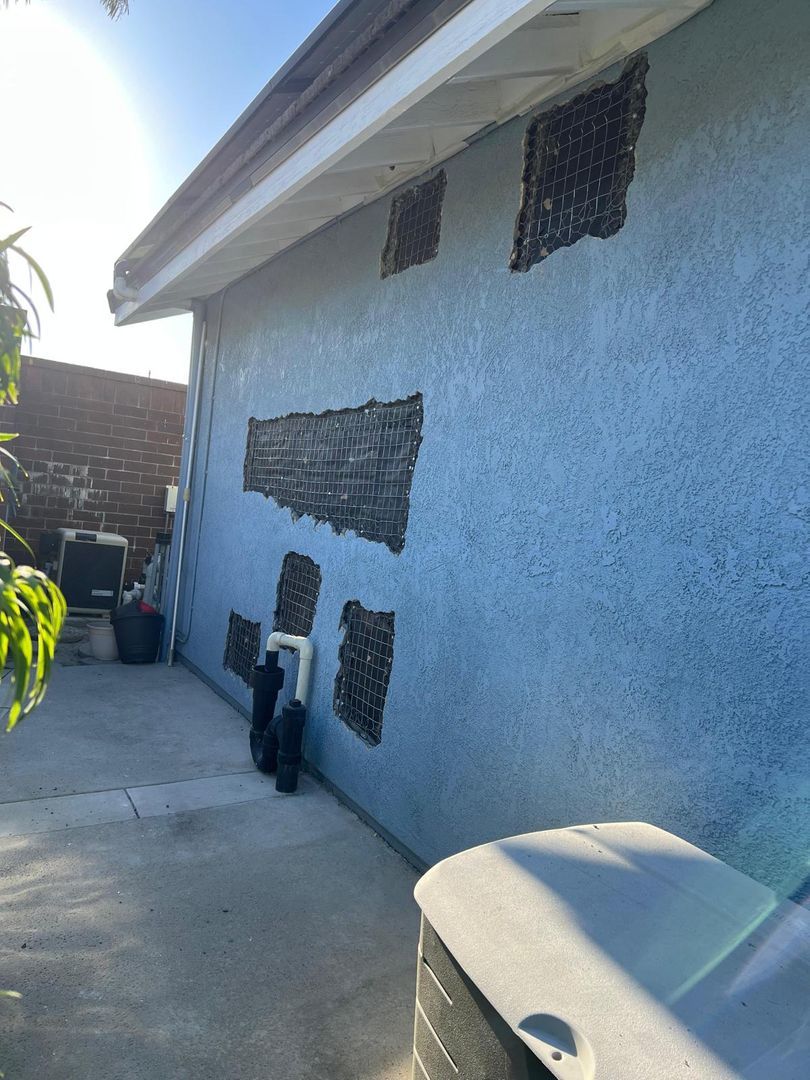 Pex Repipe and Stucco Patching Success Story in City of Orange